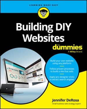 Building DIY Websites For Dummies book cover