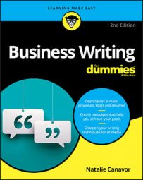Business Writing For Dummies, 2nd Edition book cover