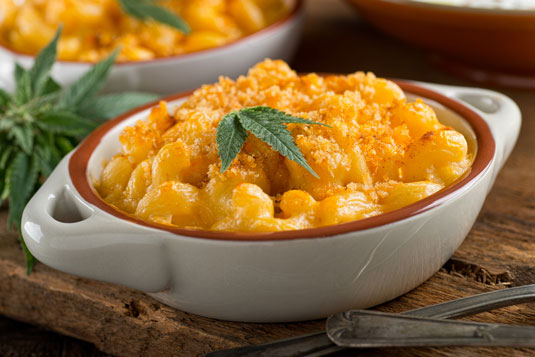 cannabis-infused mac and cheese