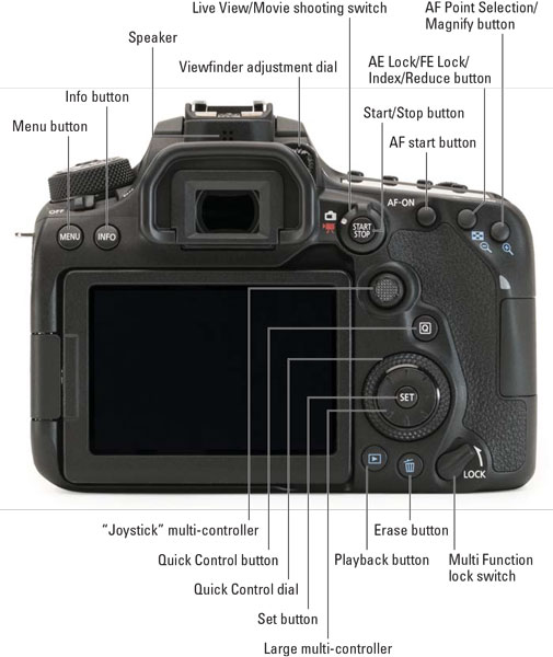 Canon EOS 90D back