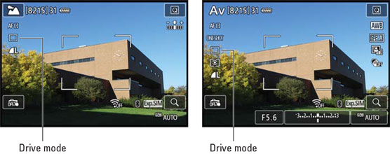 Canon EOS 90D Live view