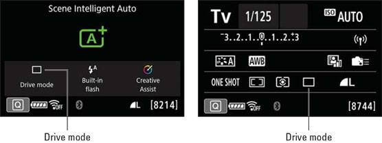 Quick Control screen on Canon EOS 90D