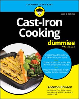 Cast-Iron Cooking For Dummies book cover