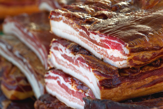 cured bacon