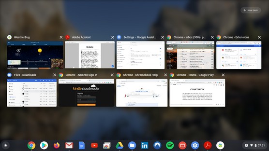 Chromebook windows