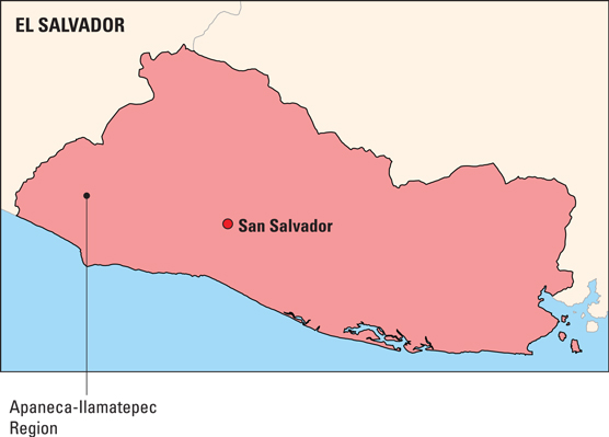 The Apaneca-Ilamatepec region in El Salvador