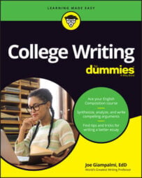 College Writing For Dummies book cover