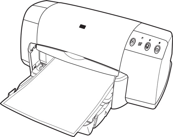 An inkjet printer.