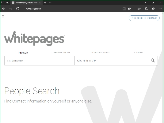 Whitepages