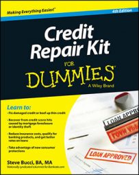 Credit Repair Kit For Dummies, 4th Edition book cover