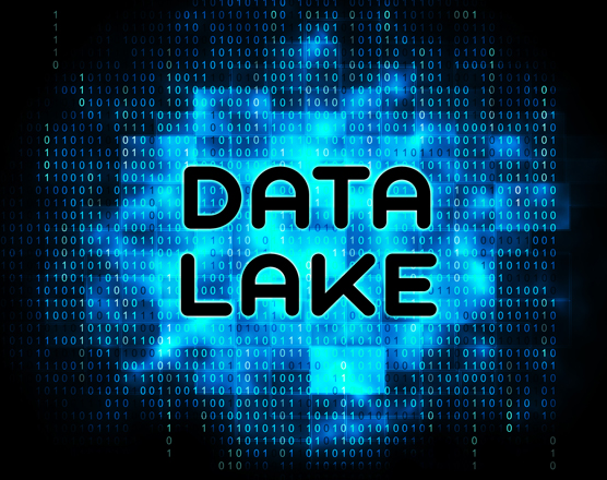 conceptual graphic of a data lake