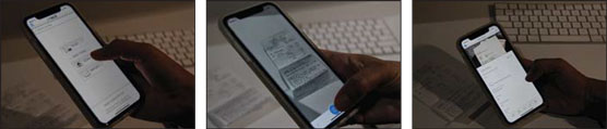 scanning receipts in an app