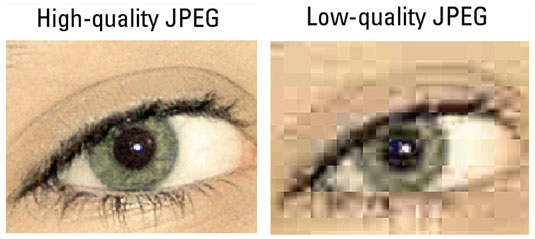 JPEG formats