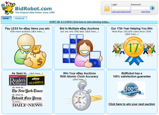 BidRobot website