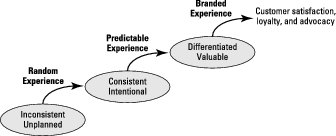 customer branding experience levels