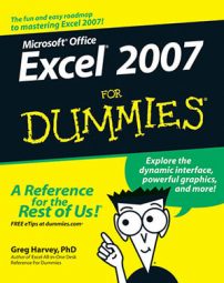 Excel 2007 For Dummies book cover