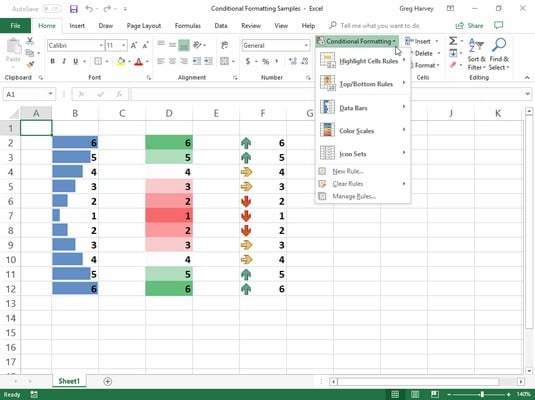 Conditional formatting