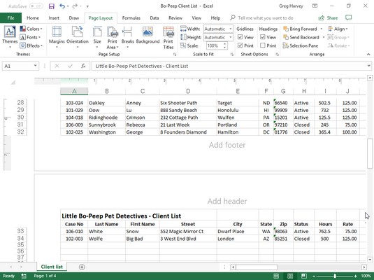 Print Preview Excel 2019