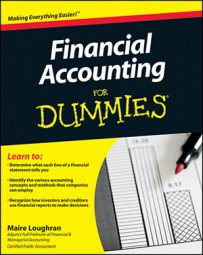 Financial Accounting For Dummies book cover