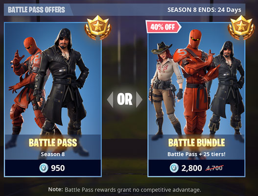 battle pass fortnite price