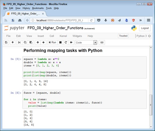 Functional programming Python