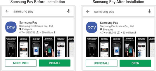 Samsung Pay app