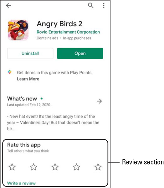 Game description page feedback