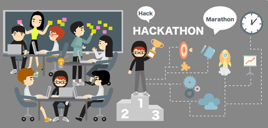 GitHub hackathon graphic