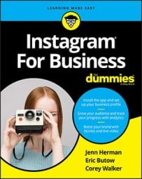 Instagram For Business For Dummies book cover