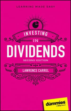 Investing In Dividends For Dummies book cover