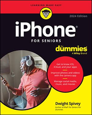 iPhone For Seniors For Dummies book cover