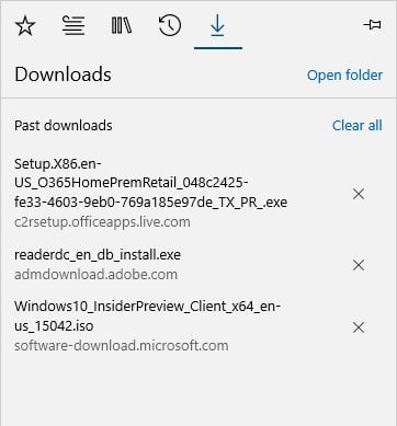 Downloads folder