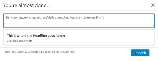 article tags LinkedIn