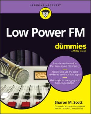 Low Power FM For Dummies book cover