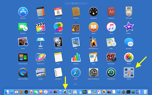 Mac Utilities folder