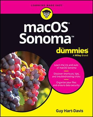 macOS Sonoma For Dummies book cover