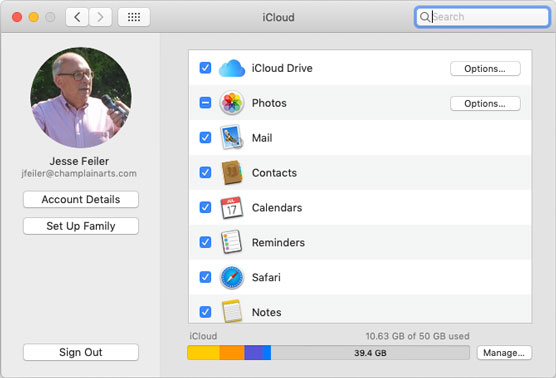 Sync apps with iCloud across all your devices.