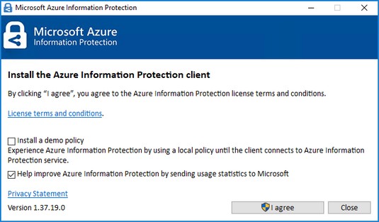  Azure Information Protection installation