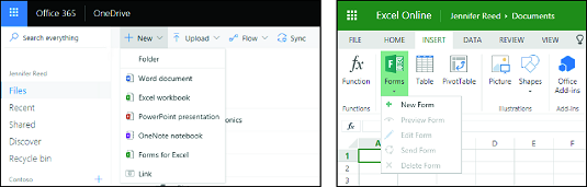 Excel Online MIcrosoft 365