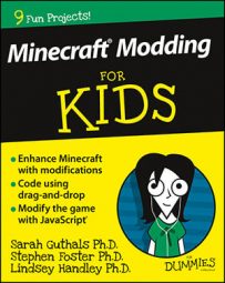 Minecraft Modding For Kids For Dummies book cover