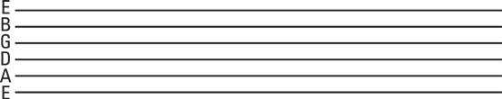 blank guitar tablature