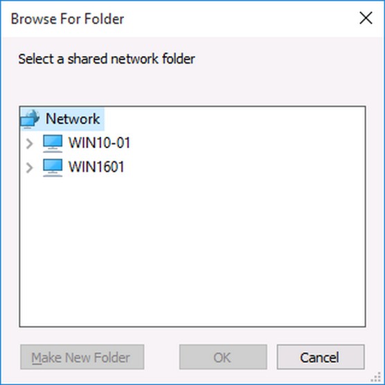 map network folder