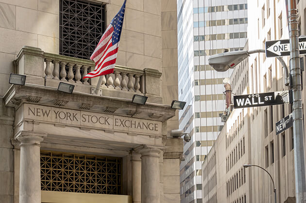 Photo of the New York Stock Exchange building
