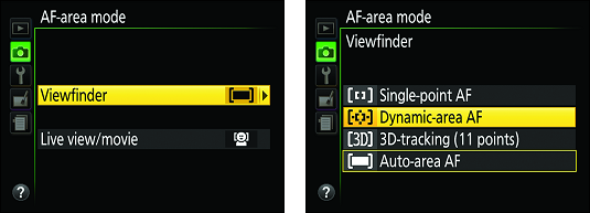 Nikon D3500 viewfinder focusing