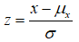 normal distribution formula