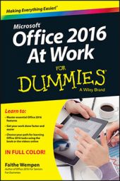 Office 2016 at Work For Dummies book cover