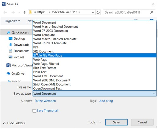 Office 2019 file formats