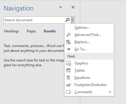 microsoft word find and replace in equations