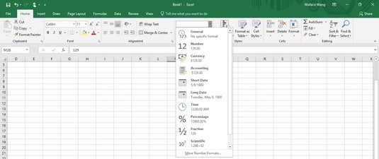 Excel 19 Formatting Numbers And Labels Dummies