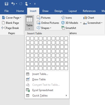 Creating And Formatting Tables In Word, How To Make A Table In Word With Square Cells
